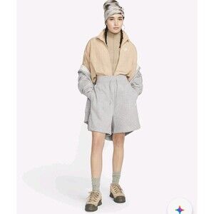 Nike Womens Loose Fit High Rise Fleece Shorts SZ S DQ5717-063